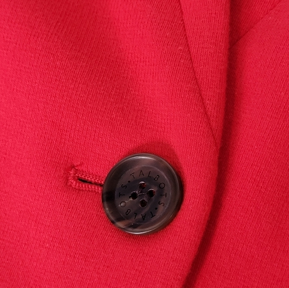 Talbots Aberdeen Red Blazer - Size 6 - Picture 6 of 12